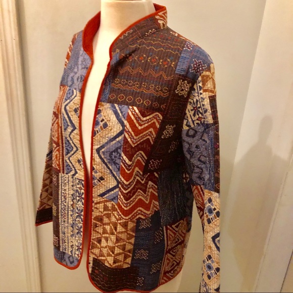 Alfred Dunner Quilted Cotton Jacket Size 12 - Picture 3 of 5